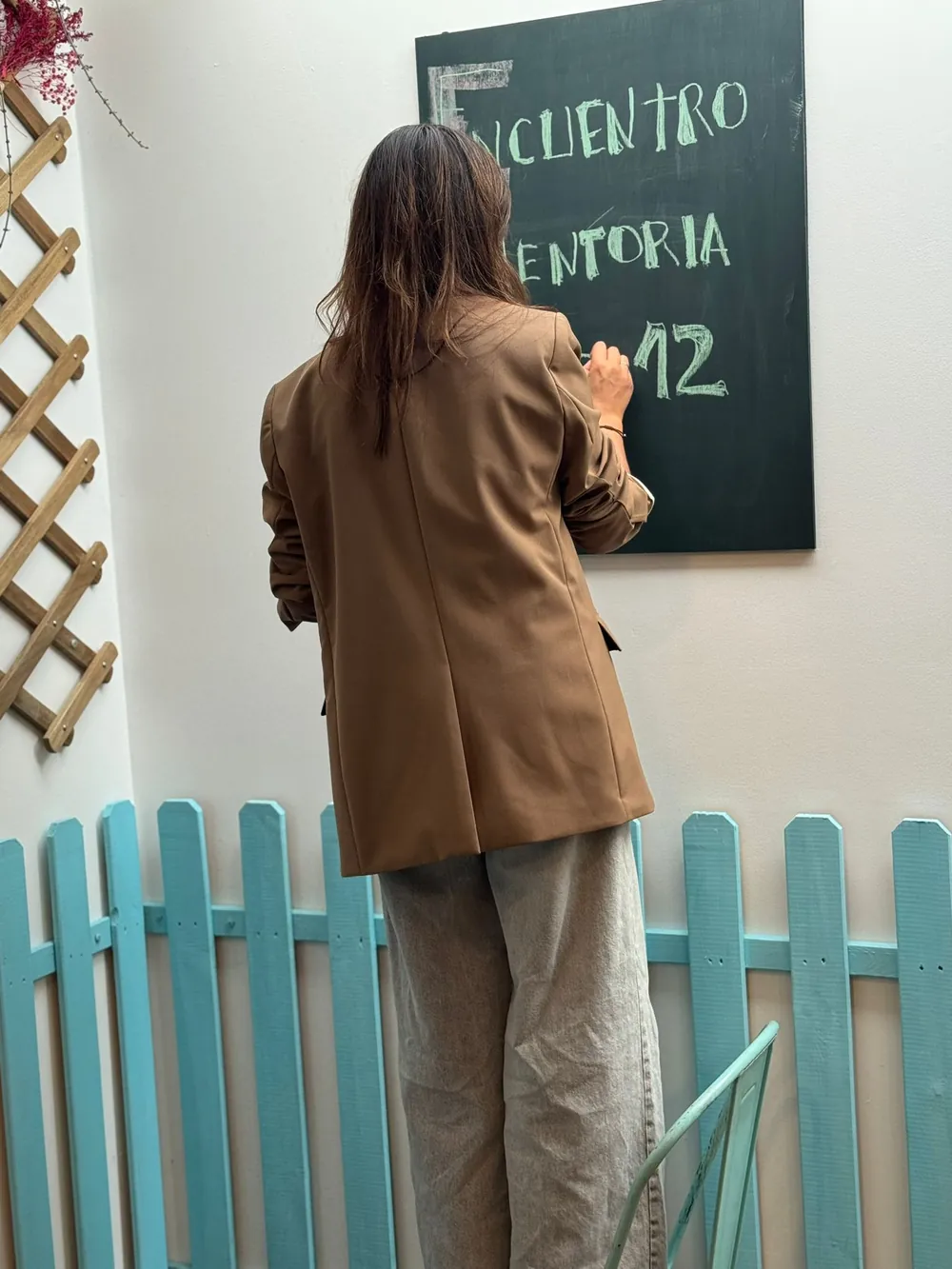 Alicia en un encuentro de la mentoría